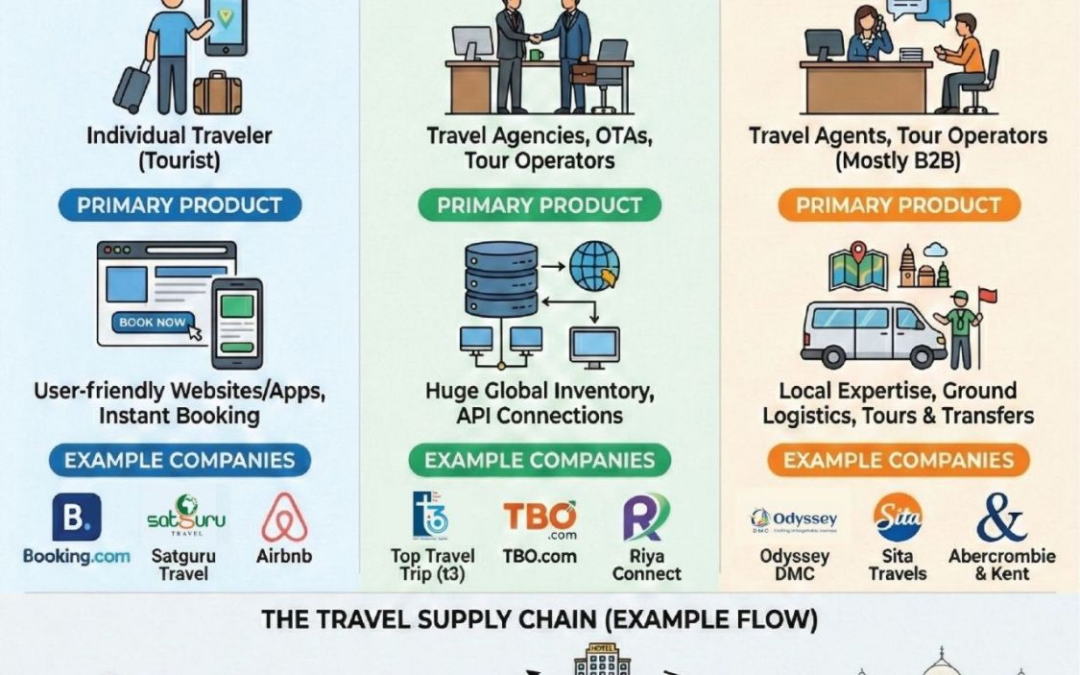 El ecosistema detrás de cada viaje: los 3 pilares que hacen posible la experiencia del viajero
