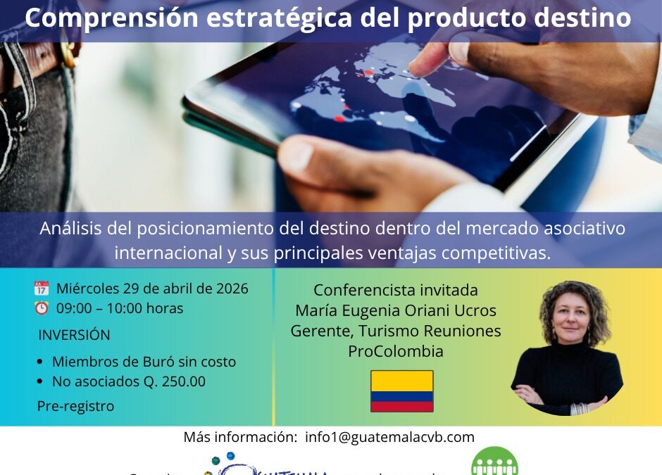 ¡Es mañana! Capacitación virtual: Comprensión estratégica del producto destino